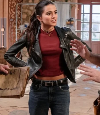 Maia Reficco La Dolce Villa Black Leather Jacket