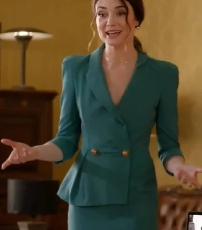 Mallory Jansen The Royal We Green Blazer