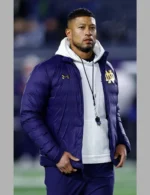 Marcus Freeman Notre Dame Puffer Jacket