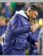 Marcus Freeman Notre Dame Puffer Jacket