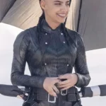 María Gabriela De Faría Superman Black Jacket