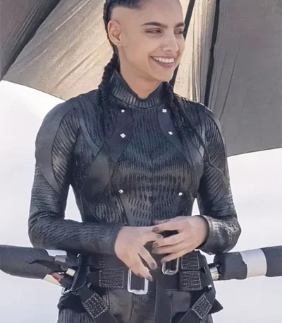 María Gabriela De Faría Superman Black Jacket