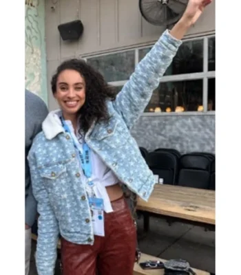 Marissa Hill Clown in a Cornfield Blue Jacket