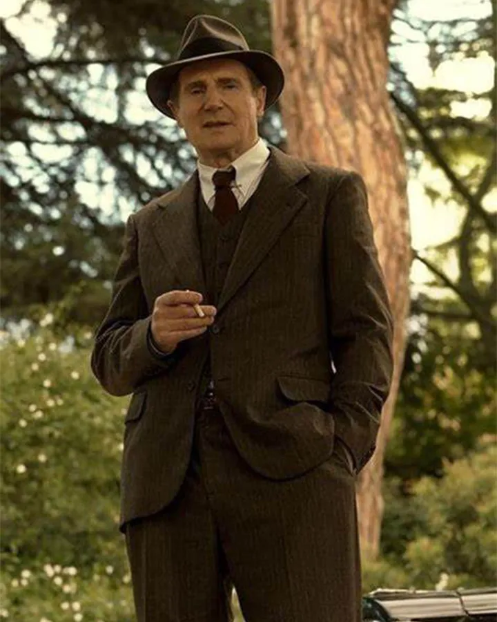 Marlowe 2023 Liam Neeson Brown Suit Marlowe 2023 Liam Neeson Brown Suit