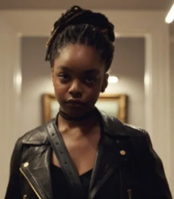 Marsai Martin G20 Black Leather Jacket
