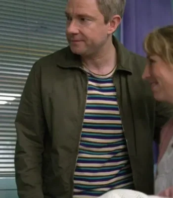 Martin Freeman Breeders Paul Worsley Green Jacket