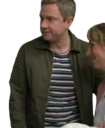 Martin Freeman Breeders Paul Worsley Green Jacket