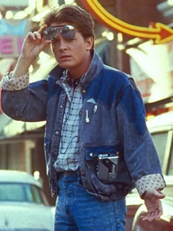 Marty Mcfly Jean Jacket