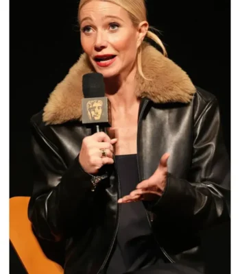 Marty Supreme Gwyneth Paltrow Black Jacket