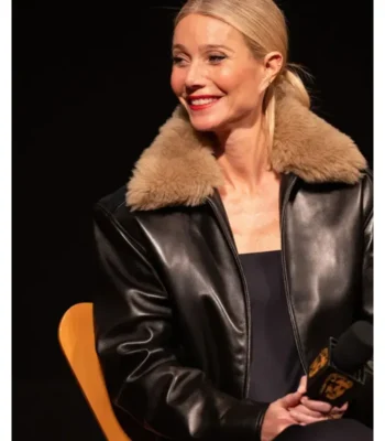 Marty Supreme Gwyneth Paltrow Black Jacket