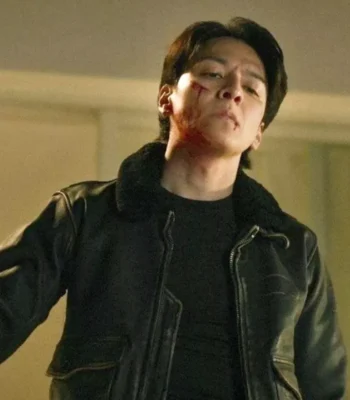 Masahiro Higashide Demon City Black Leather Jacket