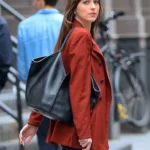 Materialists Dakota Johnson Red Blazer