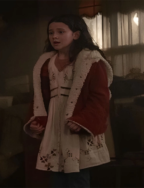 Matilda Firth Wolf Man Red Shearling Jacket Matilda Firth Wolf Man Red Shearling Jacket