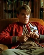 Matt Damon Good Will Hunting Red Cobra Jacket