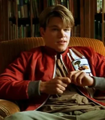 Matt Damon Good Will Hunting Red Cobra Jacket
