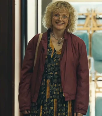 Maxine Peake I Swear Maroon Jacket