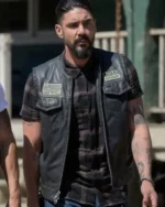 Mayans M.C S05 Angel Reyes Leather Vest