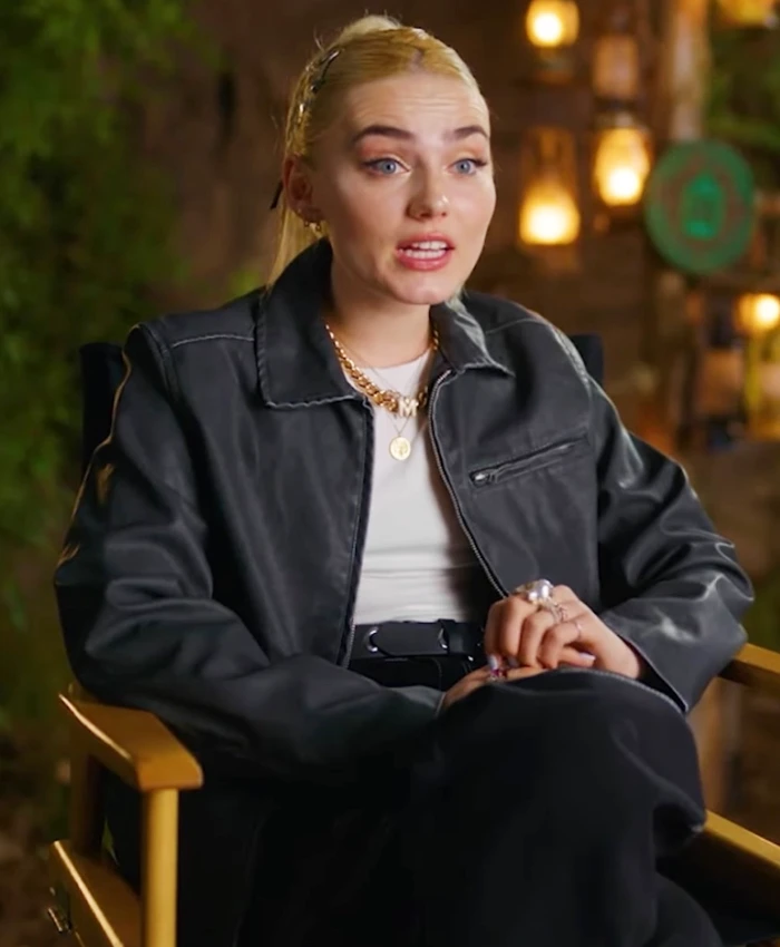 Meg Donnelly Zombies 4 Dawn of the Vampires Black Jacket Meg Donnelly Zombies 4 Dawn of the Vampires Black Jacket