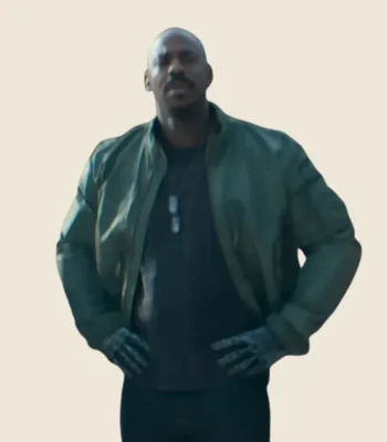 Mehcad Brooks Mortal Kombat II Green Jacket