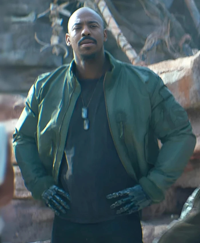 Mehcad Brooks Mortal Kombat II Green Jacket Mehcad Brooks Mortal Kombat II Green Jacket