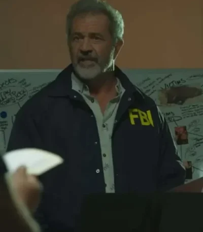 Mel Gibson Boneyard Cotton Blue Jacket