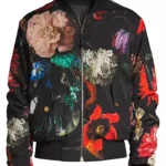 Mens Floral Bomber Jacket