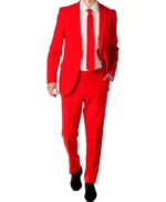 Men’s Red Devil Wool Blend Suit