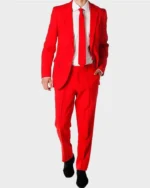 Men’s Red Devil Wool Blend Suit