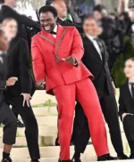 2026 Met Gala Joshua Henry Red Suit