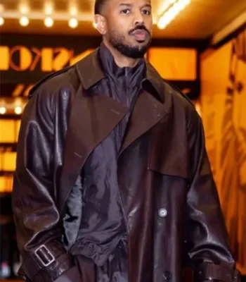 Michael B. Jordan Sinners Black Leather Jacket