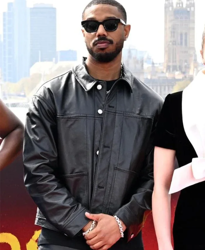 Michael B. Jordan Sinners Leather Jacket Michael B. Jordan Sinners Leather Jacket