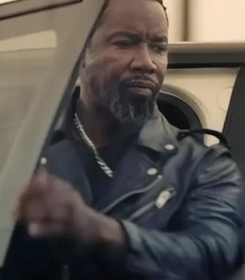 Michael Jai White Trouble Man Black Leather Jacket