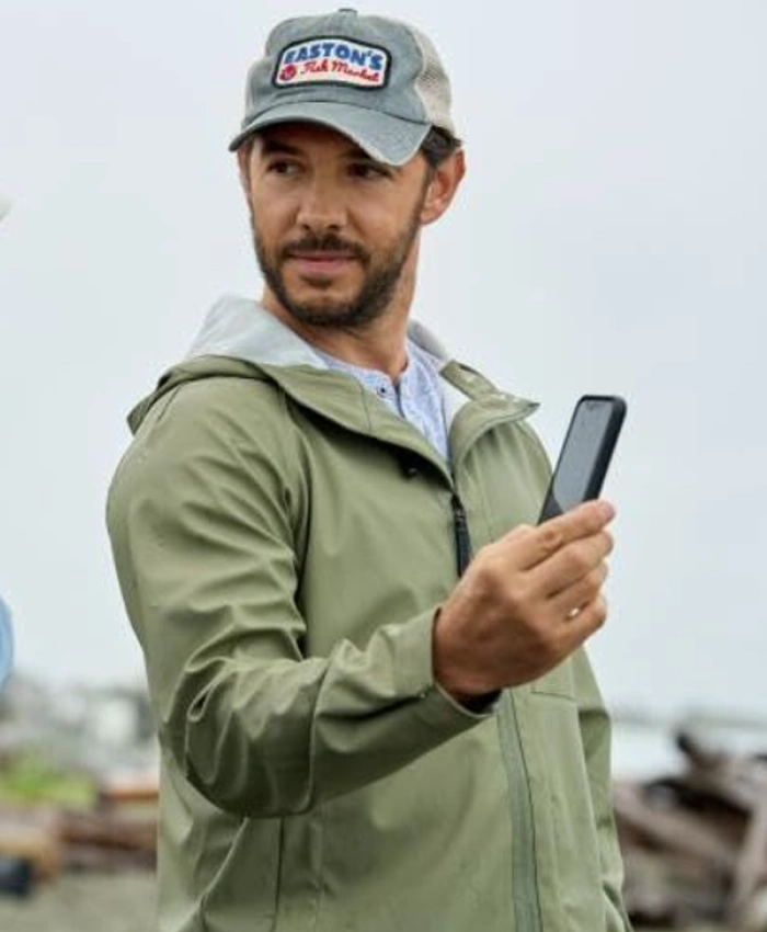 Michael Rady Catch of the Day Green Jacket Michael Rady Catch of the Day Green Jacket