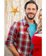 Michael Rady Catch of the Day Red Checked Jacket