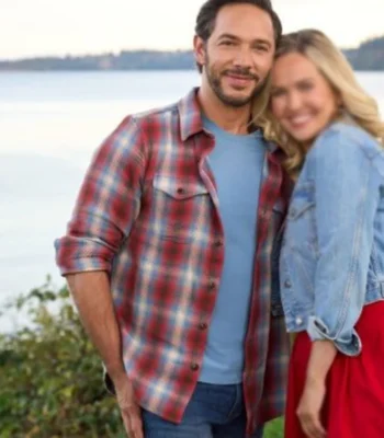 Michael Rady Catch of the Day Red Checked Jacket