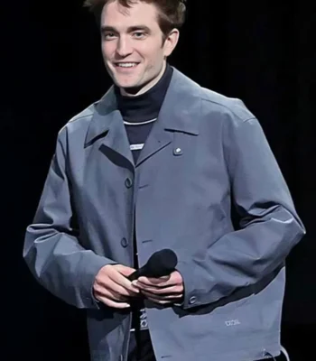 Mickey 17 Robert Pattinson Grey Cotton Jacket