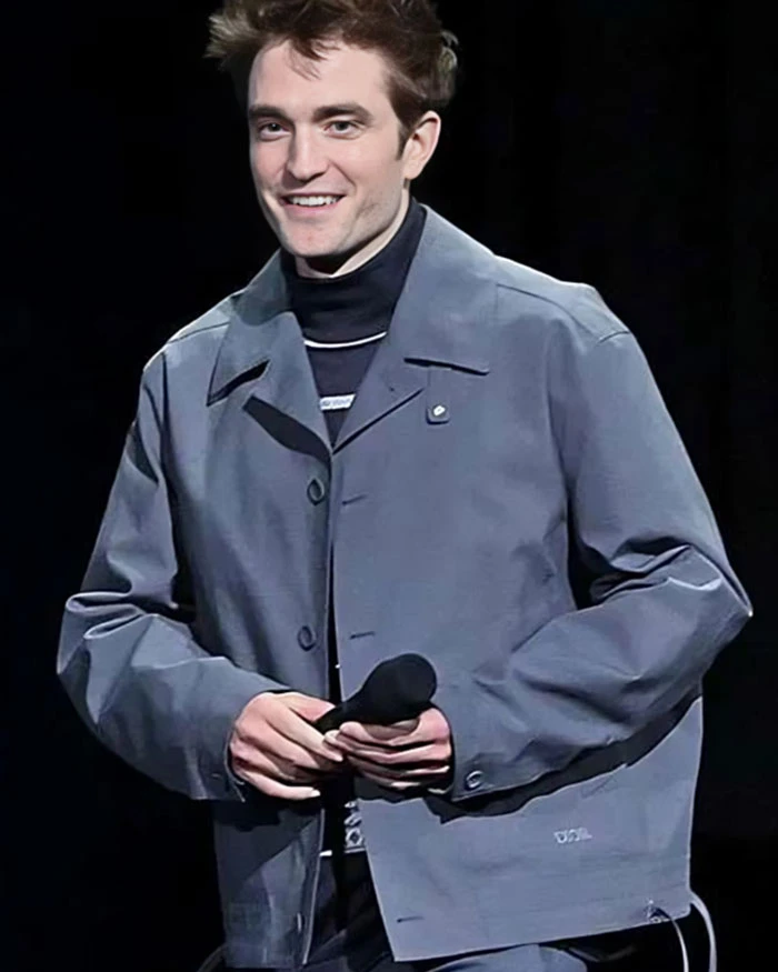Mickey 17 Robert Pattinson Grey Cotton Jacket Mickey 17 Robert Pattinson Grey Cotton Jacket