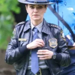 Mila Kunis Wake Up Dead Man Leather Bomber Jacket