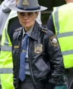 Mila Kunis Wake Up Dead Man Leather Bomber Jacket