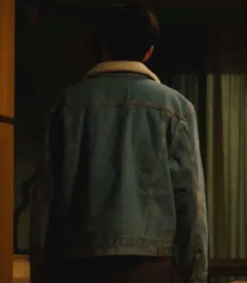 Miles Robbins Control Freak Shearling Denim Jacket