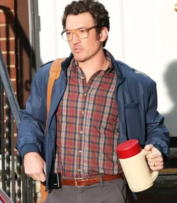 Miles Teller Paper Tiger Blue Bomber Jacket
