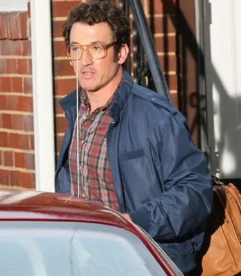 Miles Teller Paper Tiger Blue Bomber Jacket