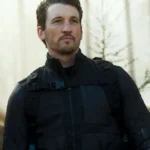Miles Teller The Gorge Black Quilted Parachute Jacket