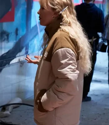 Millie Bobby Brown The Electric State Puffer Jacket