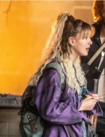 Millie Bobby Brown The Electric State Purple Jacket