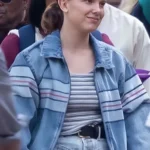 Millie Bobby Brown The Electric State Stripe Jacket