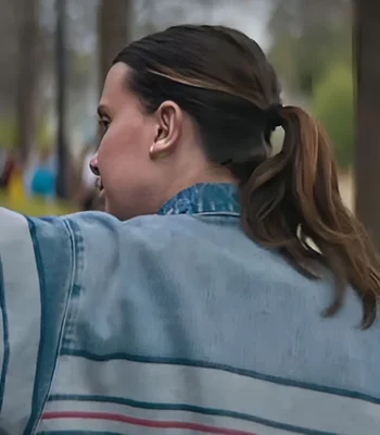 Millie Bobby Brown The Electric State Stripe Jacket