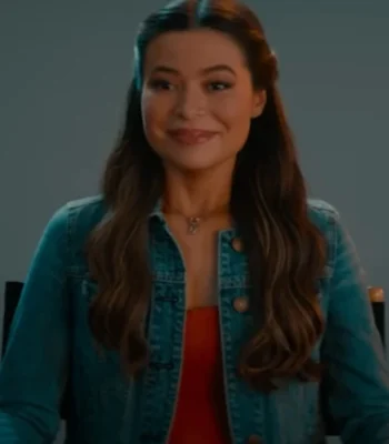 Miranda Cosgrove The Wrong Paris Blue Denim Jacket