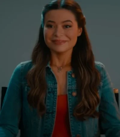 Miranda Cosgrove The Wrong Paris Blue Denim Jacket