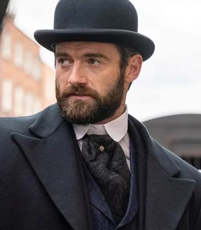 Miss Scarlet And The Duke Stuart Martin Black Coat